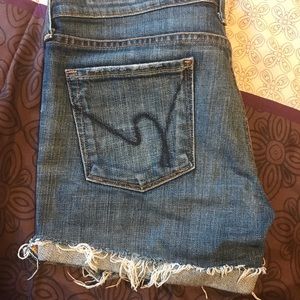 Citizens of Humanity Cuff-Off Jean Shorts